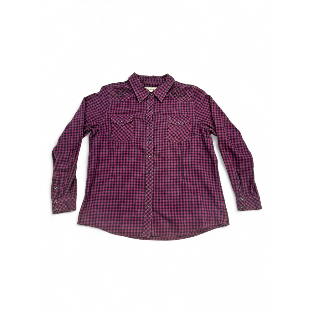 Bit & Bridle Plus 1X Plaid Button-Down Shirt